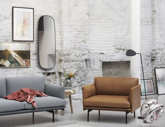 Muuto Leaf Floor Lamp Black