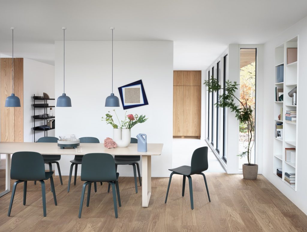 Minimalist dining area
