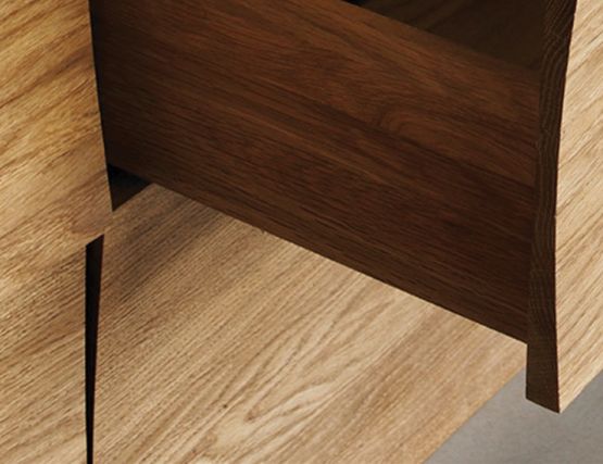 Muuto Reflect Oak or Black Large 6 Drawer Sideboard