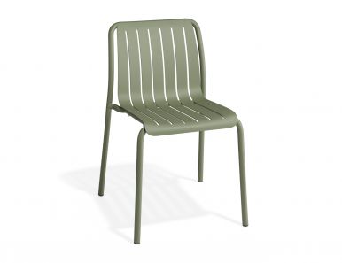 Roku Outdoor Dining Chair Matt Eucalyptus Green By Bent Design